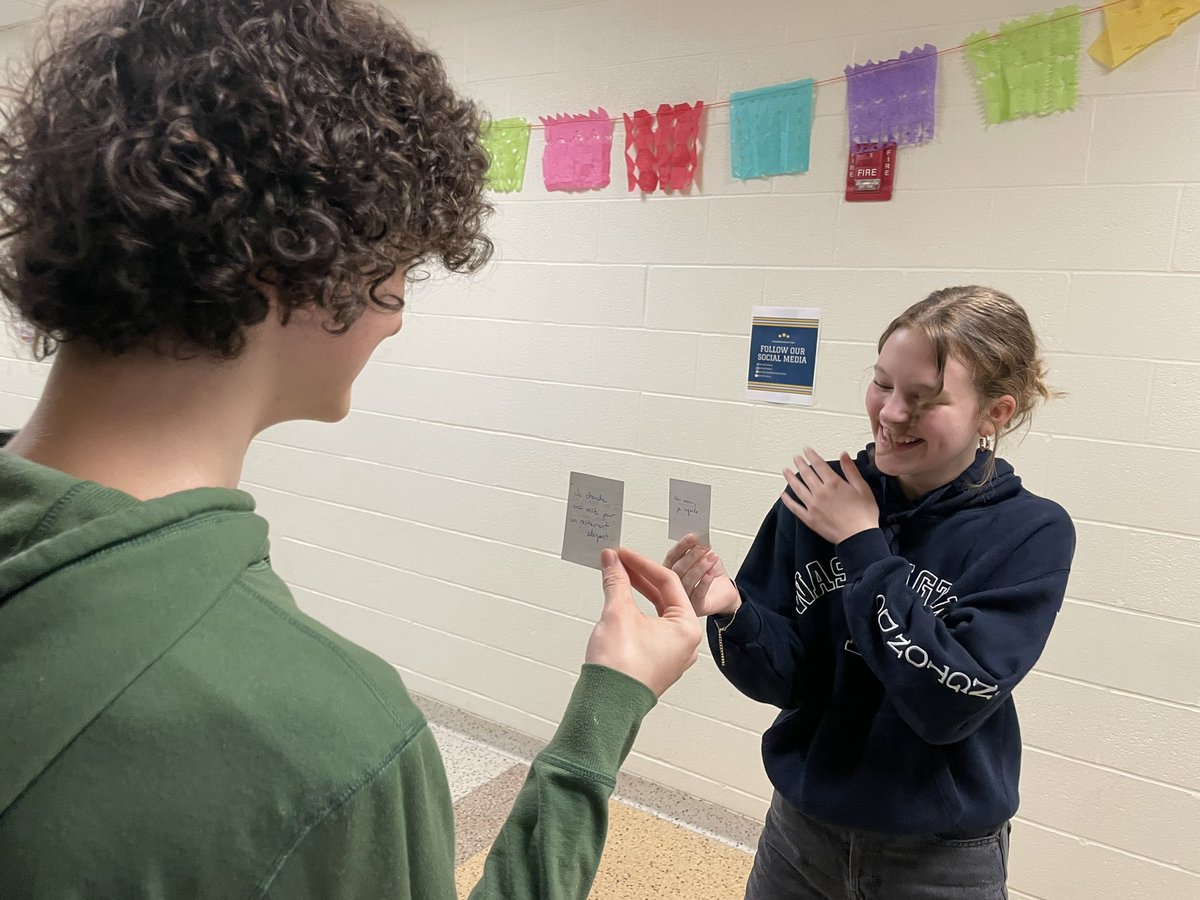 Quiz, Quiz, Trade - our favorite activity to practice our vocabulary!!