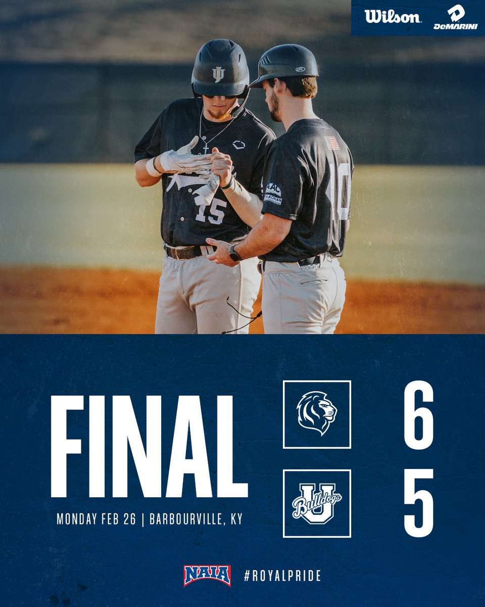 First conference series is a win! Massive day from Brayden Taylor, as he went 2-3 with a solo HR and a grand slam. Petey Kiefer also left the yard for the other RBI. #RoyalPride | #ForTheU