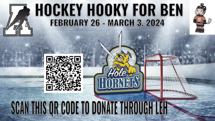 Hockey Hooky for Ben week! Donate and support the @BenStelterFund #SchoolCompetition