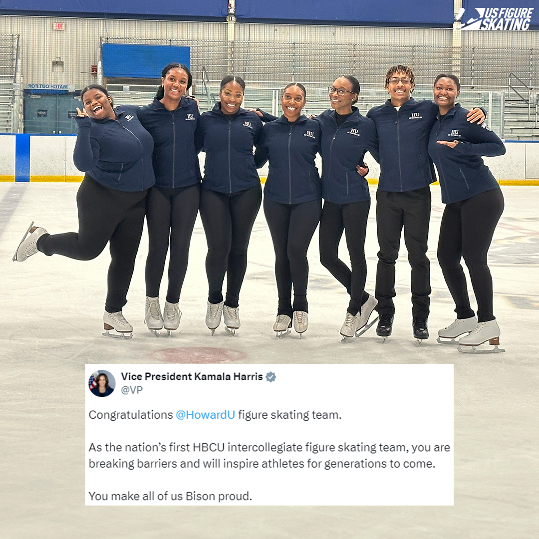 USFigureSkating's tweet photo. History maker recognizing history makers 🤩

📸: Howard University Figure Skating Team https://t.co/CUuTplJuVk