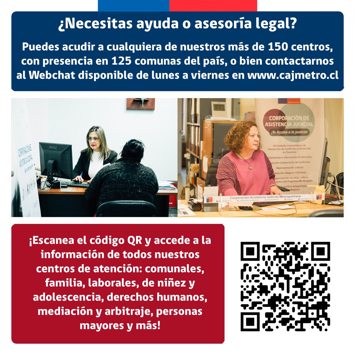 Corporación de Asistencia Judicial Metropolitana tweet media