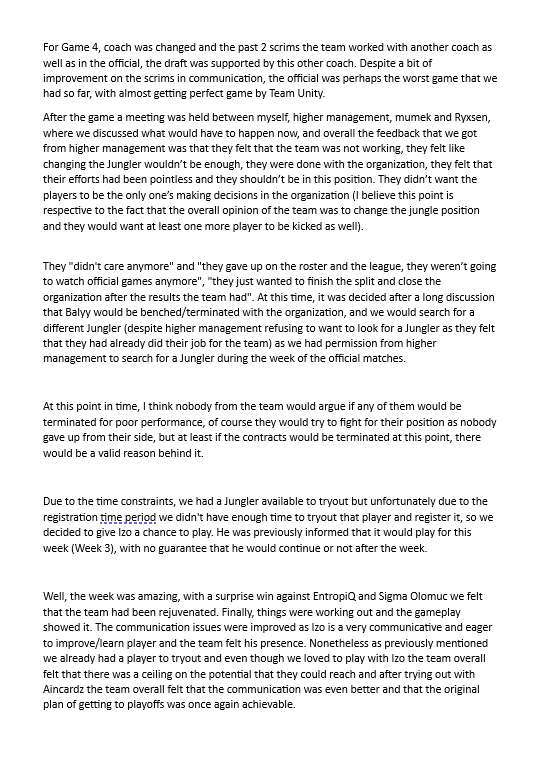 Roma__R24's tweet photo. Statement regarding Europe Saviors

The following statement is not being shared in any way to tarnish, shame or judge any of the people that are or were involved with the organization of Europe Saviors Club.

I would like for everyone to read this and come to their own conclusions.

These are just facts.

Thank you for reading it all.

The team just wanted to play.