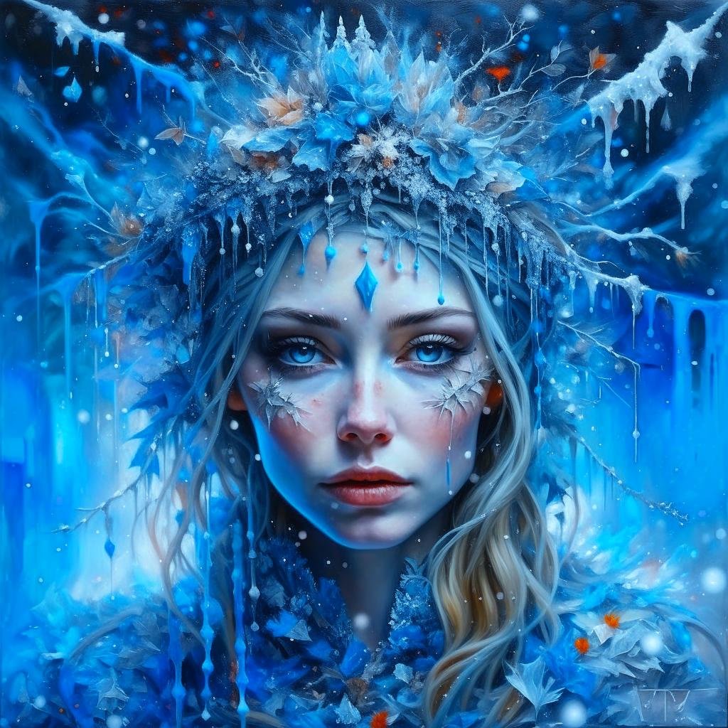 The Snow Queen
 #ai #digitalart #aiart #fantasyart #TheSnowQueen #winter #snow #digitalartist #aiartist #artwork #art