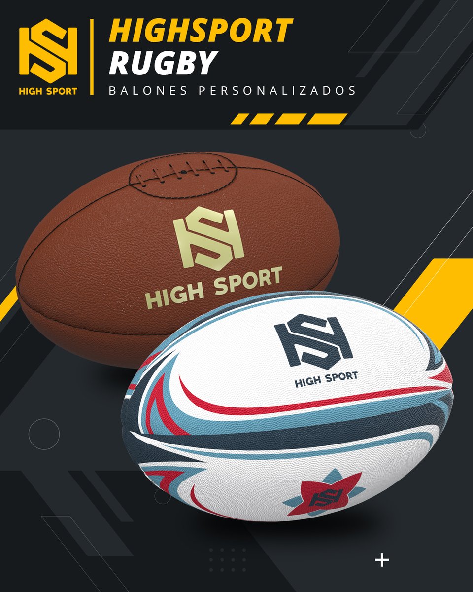 🏉Te fabricamos y diseñamos tu balón exclusivamente para ti! 

➡️Balones totalmente personalizados con el escudo y colores de tu club con diseños únicos. 😯

➡️Mándanos un MD o en contacto@highsport2022.com y te informamos!

#Rugby #Rugbyball #RugbyMerchandising #balones