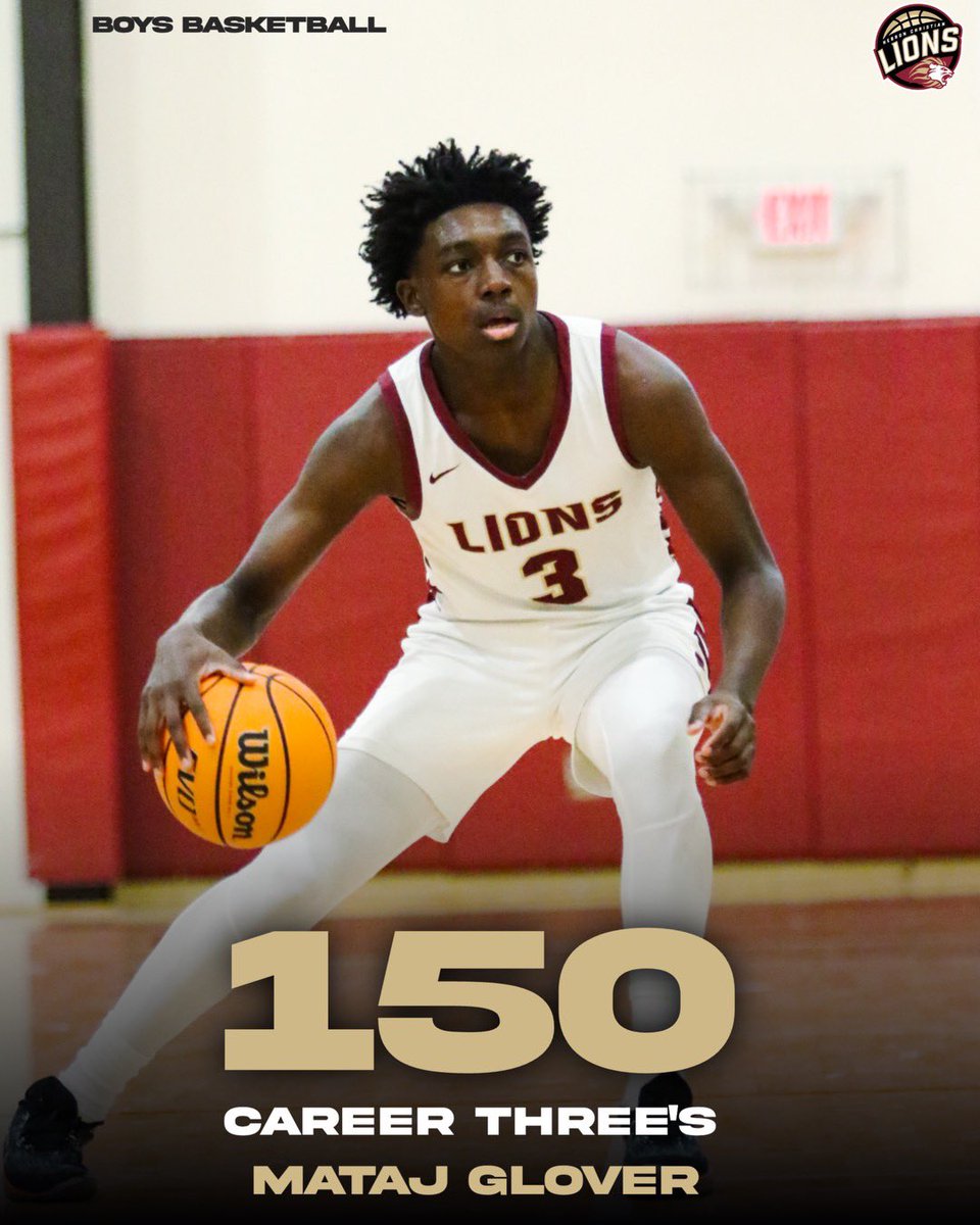 hebron_hoops's tweet photo. Congratulations to senior MaTaj Glover for surpassing 150 career 3 pointers earlier this season! 🎯🎯🎯

#HumbleAndHungry | #HebronHoops 🦁 

@hcaathletic @HebronLions https://t.co/iEhekyfbWL