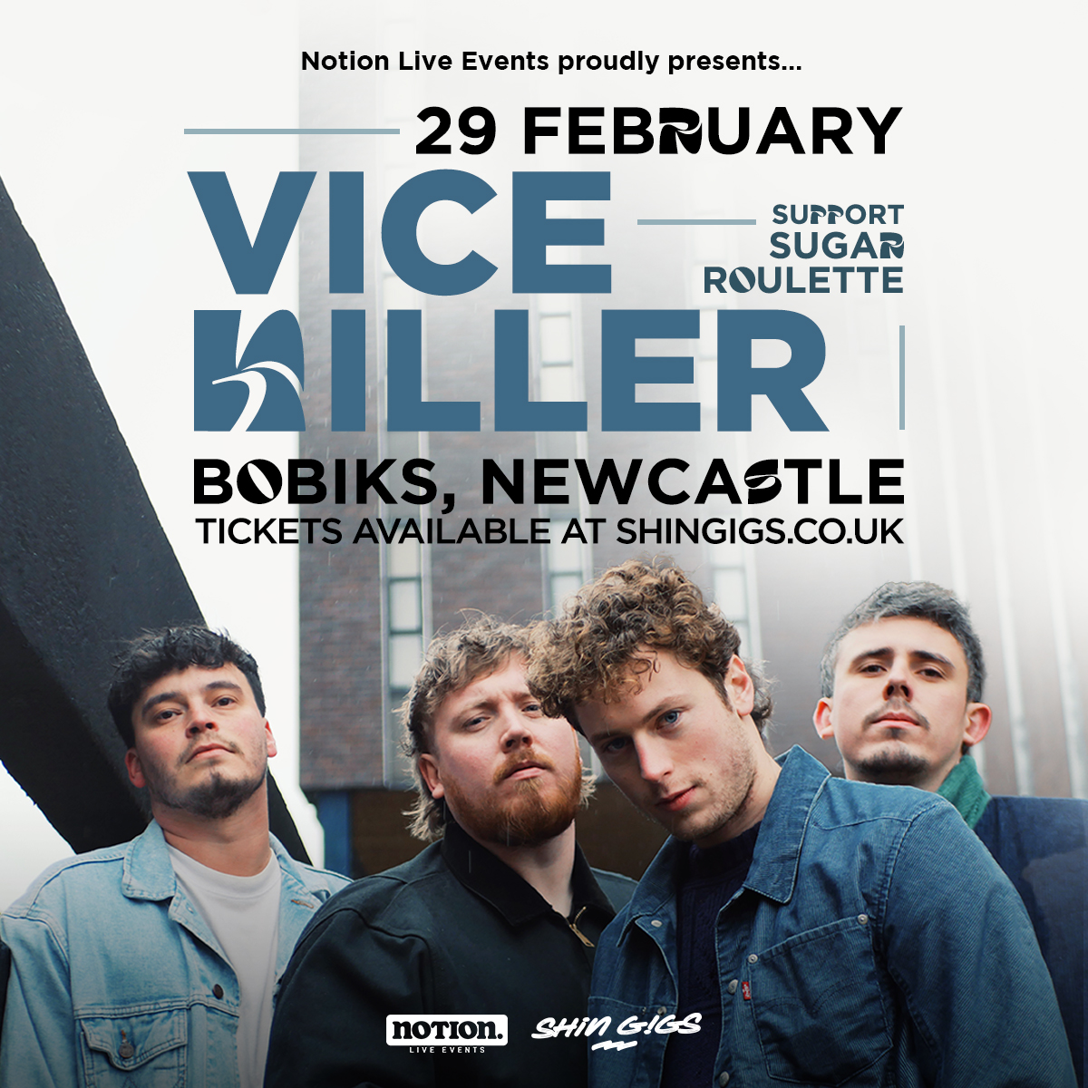 Coming up THIS WEEK! 🚨 We’re back in Newcastle THIS Thursday on 29th February to support the excellent @ViceKillerBand for their headliner at @BobiksNcl 🤠 We're buzzing to be sharing the stage with these again, tickets are available HERE - fatso.ma/YZCS 🤩
