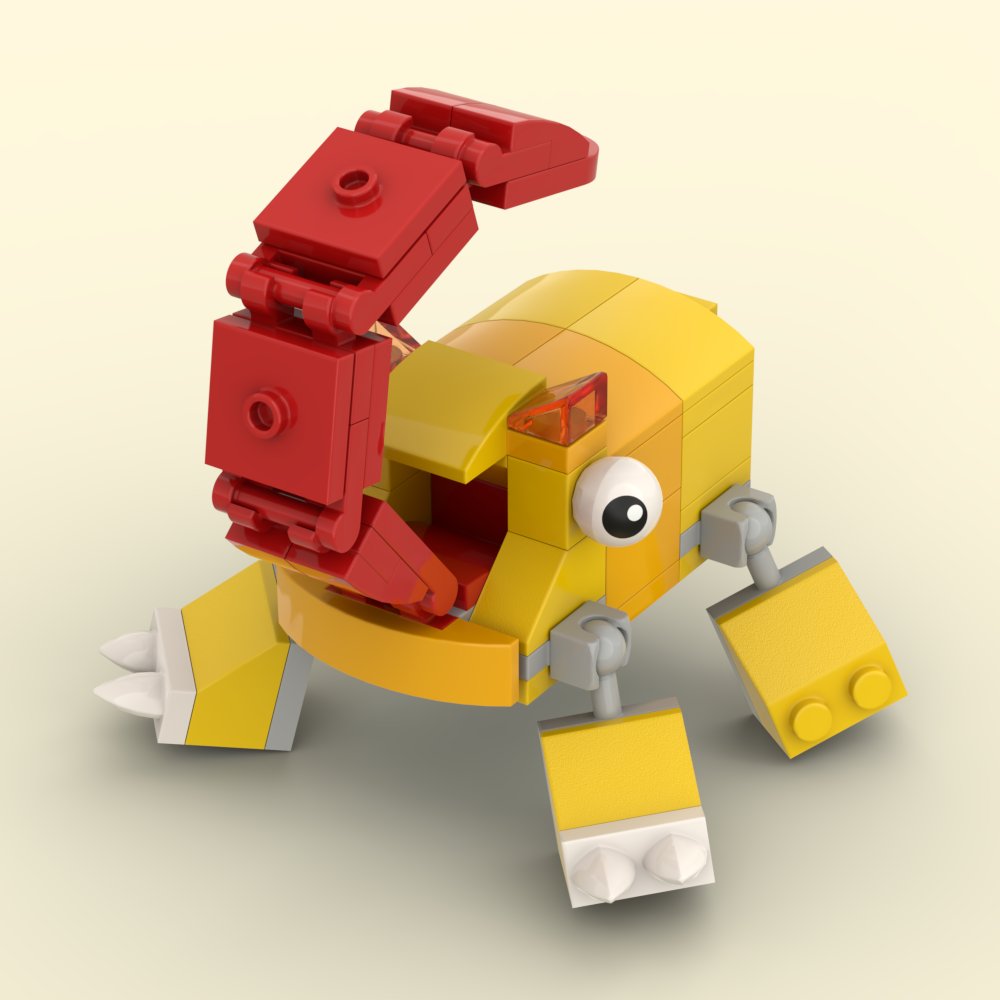 IceMixelsBox's tweet image. Also, here is Tunk re-rendered image to make the background color matching with them