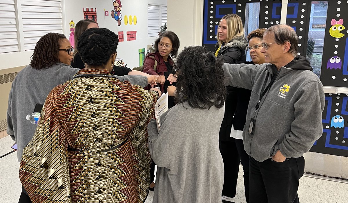 Leaders at Conner Elementary have a morning huddle to discuss goals and high priority actions for the day. Leadership team morning huddles are a great opportunity to norm on priorities and key actions, build trusting relationships, and strengthen alignment between team members.