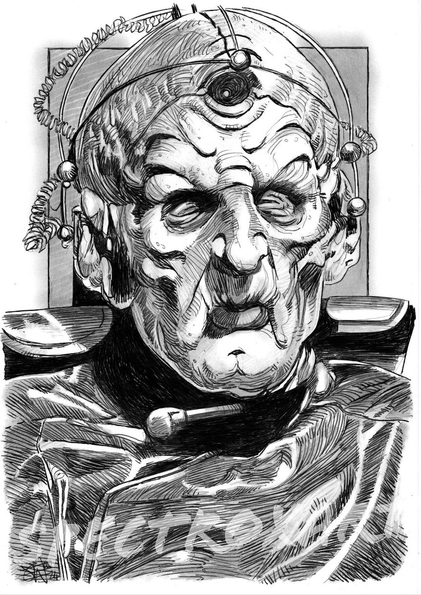 Terry Molloy as Davros (Doctor Who). 

#doctorwho #ClassicDoctorWho #dalek #daleks #classicdalek #davros #terrymolloy #penandink #artcommission 

A4 Ink & Pencil.

ebay.co.uk/usr/spectroxart
spectroxart.etsy.com