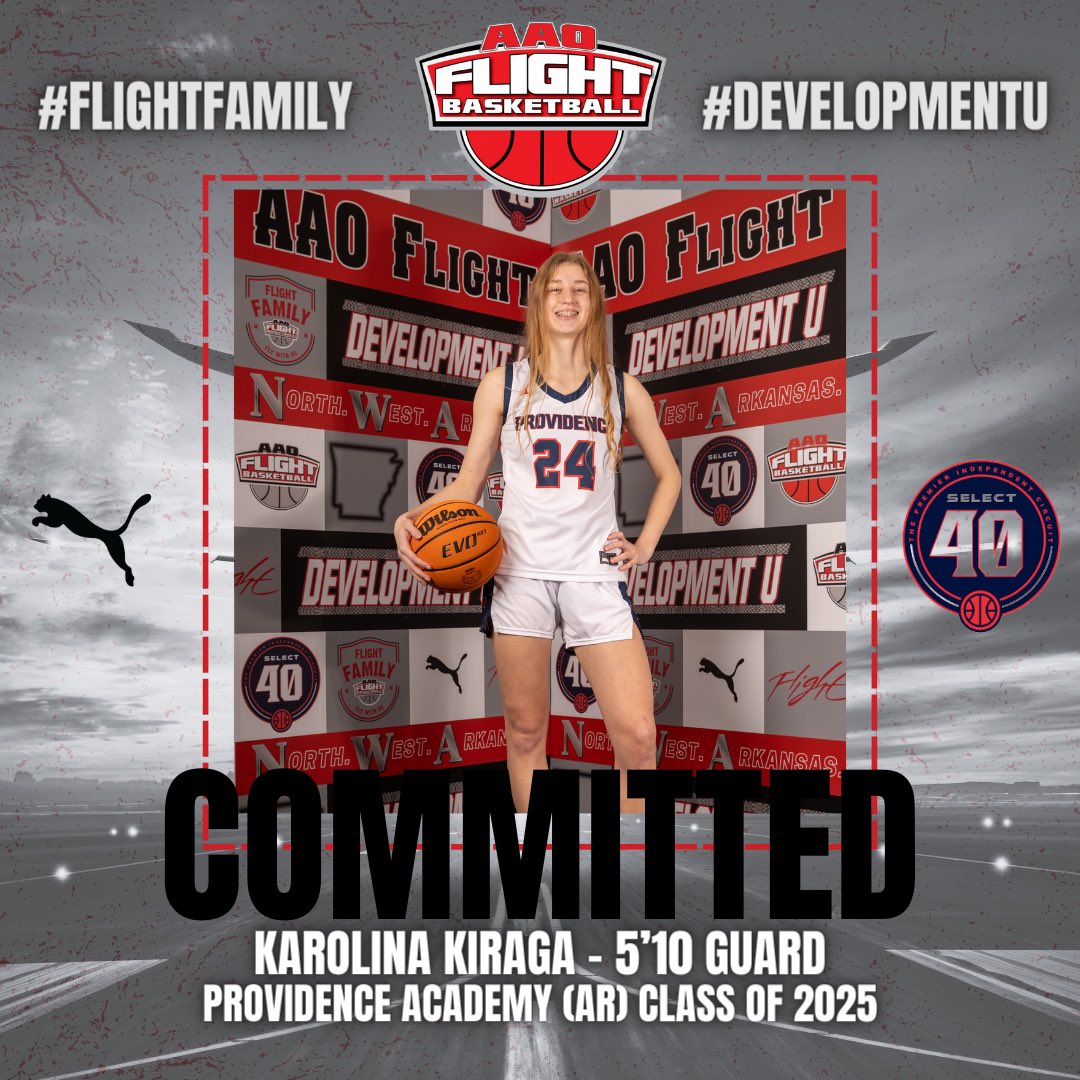 Karolina Kiraga is locked in with our 17U Select 40 Roster for this Spring and Summer! #FlyWithUs @KiragaKarolina @SelectEventsBB @PUMAHoops @gage_jensen42 @Ssiler3 @CoachStark_22