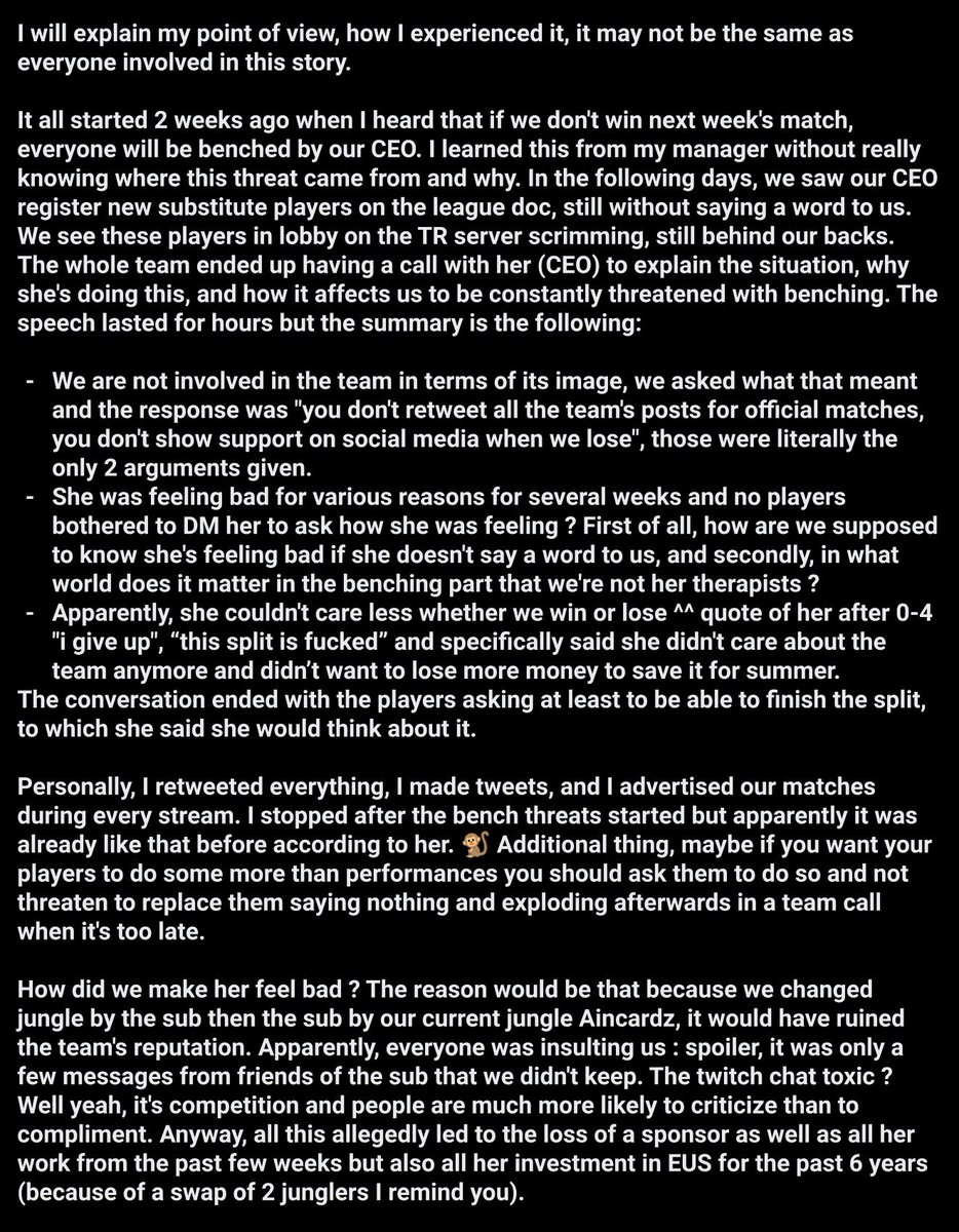 Evaan_lol's tweet photo. We are "officially" not playing tomorrow, we tried to sort things out but It didn't work so here's my tl. Thanks for all the support we got the last days 💙
(Sorry for the poor style of the post I'm not a graphist, just an LP eater💀) https://t.co/3j75HsJ7VP