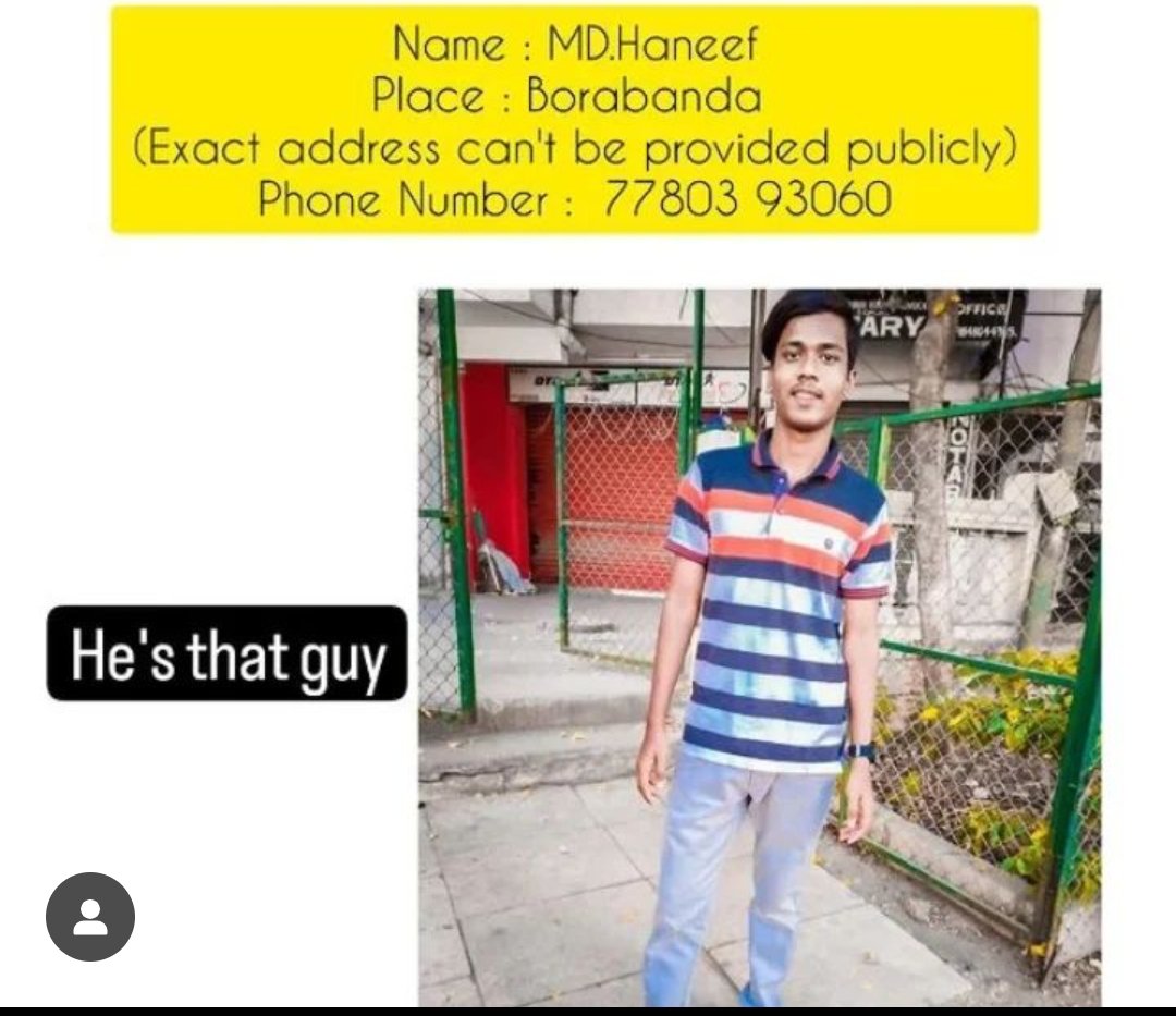 SyedAnwar9133's tweet photo. Pls my humble request @hydcitypolice @SHOBorabanda take action
On social media (Instagram App) username (bajrangdal_madhuranagar_)
Putting personal information and photos of (mdhaneef_96) person &amp; giving death threats in public at large. Taking law in there on hands https://t.co/7FYsf1vM1Q