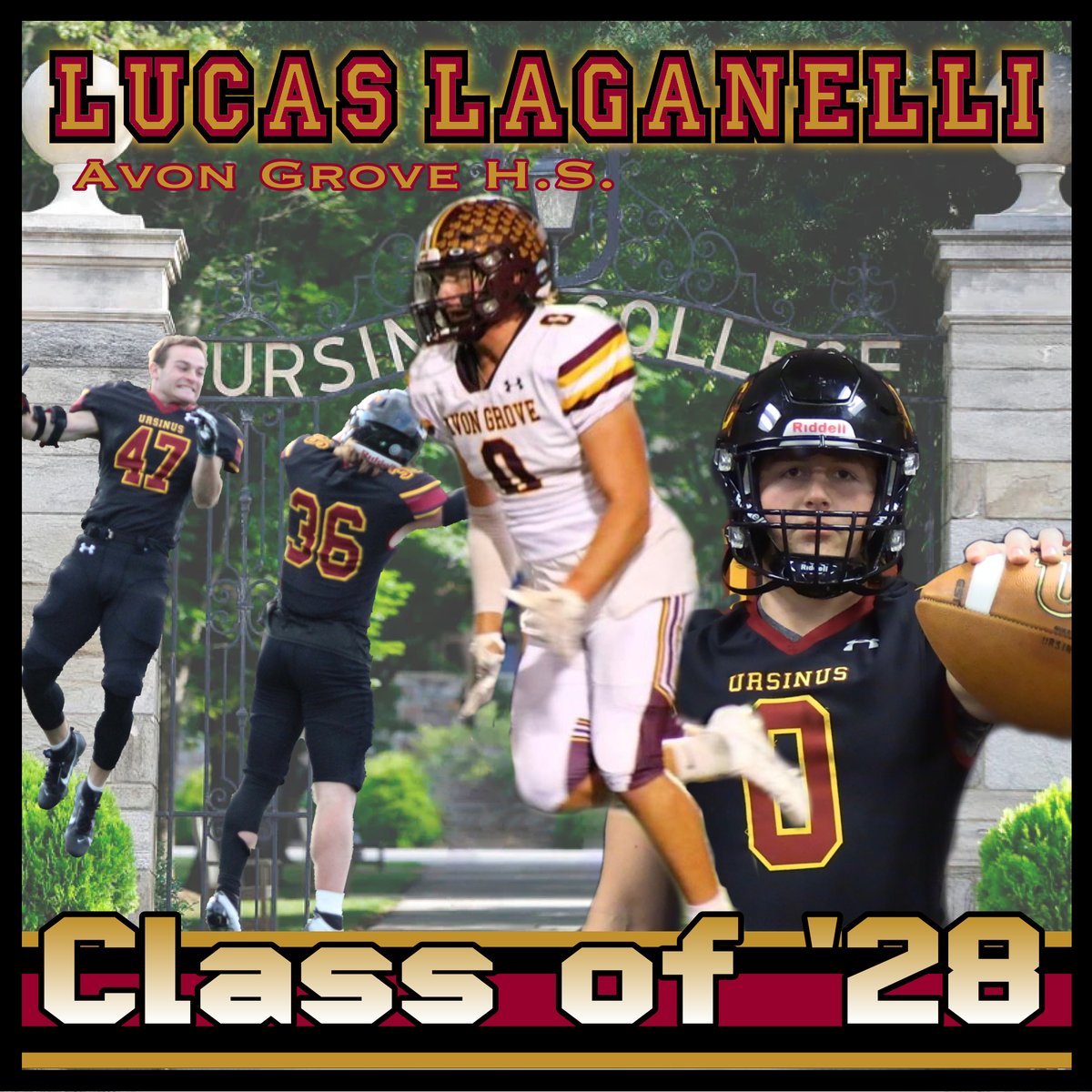 Welcome Lucas Laganelli of @avon_groveFB to the Ursinus Football Class of 2028! #WelcomeToTheBearsDen #UCFB131 hudl.com/athlete/o/1478…