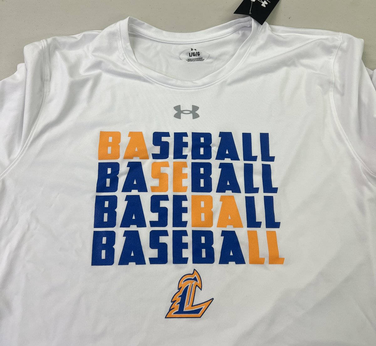 Screen printing dept. cranking through @Lancer_BASE online store orders today! #TheLancersAreComing #TeamASG