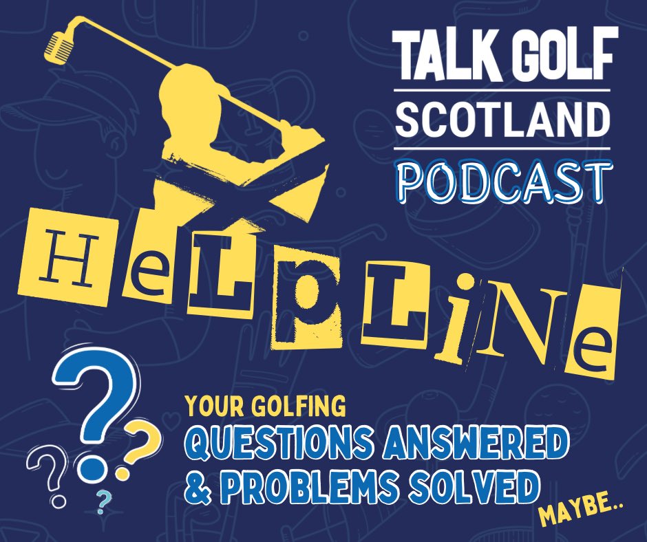 We are looking for some golfing questions for tomorrow’s podcast. Anything goes. We can keep it anonymous… make it hard for us!! 
Email info@talkgolfscotland or just write us a message!!