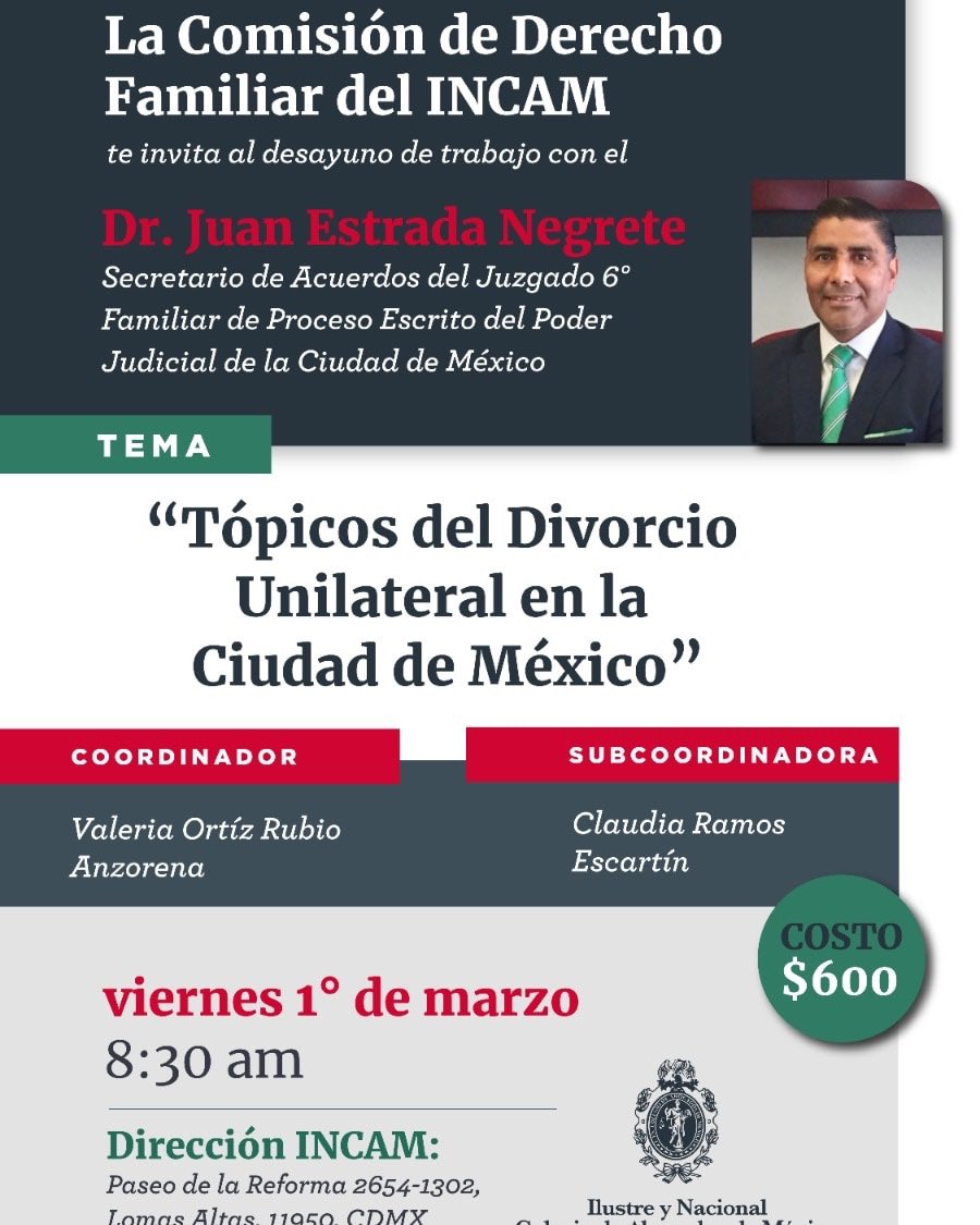 Los esperamos #incam <a href="/INCAM_Abogados/">Colegio de Abogados</a> <a href="/IusIbero/">IUS Ibero</a> @aseduia2015