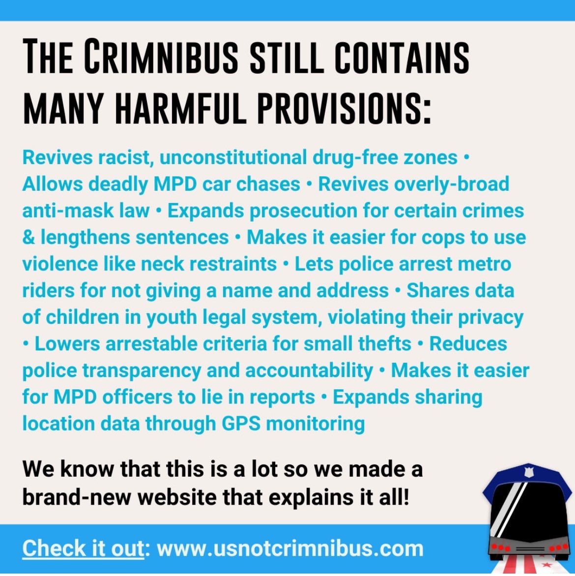 HarrietsDreams's tweet image. Join @HarrietsDreams @BlackSwanAcad TONIGHT at 6pm on @WeActRadio IG page for a rebuttal to the reactionary, draconian, 1994 style re-make crime bill that makes 0 effort to address root causes of violence &amp;amp; crime. FIGHT CRIME BY FIGHTING #POVERTY  #resourcesnotcages #SecureDC