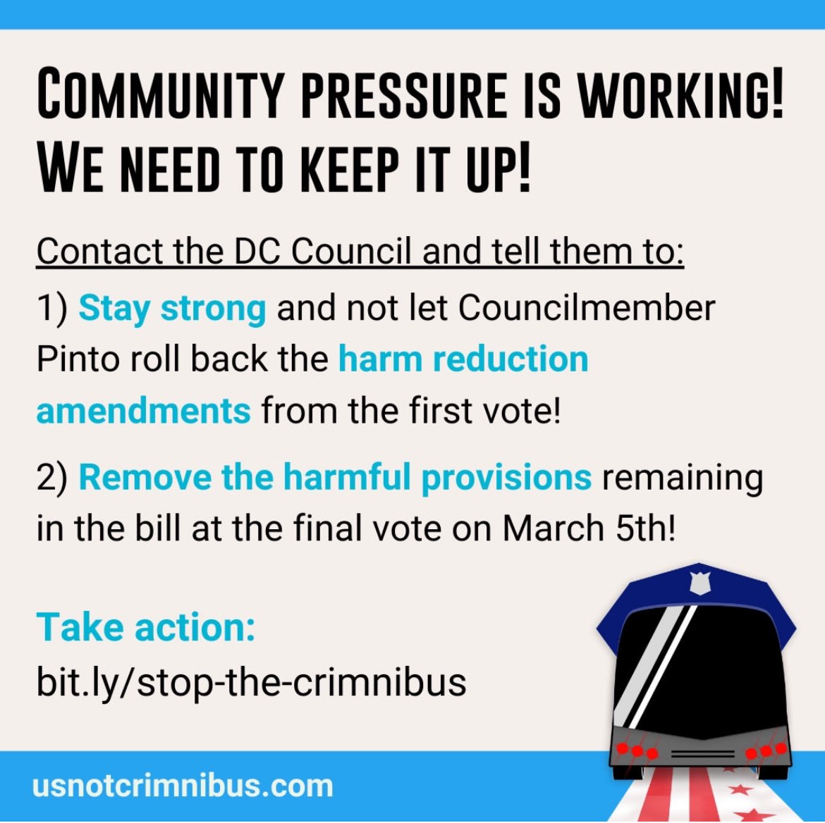 HarrietsDreams's tweet image. Join @HarrietsDreams @BlackSwanAcad TONIGHT at 6pm on @WeActRadio IG page for a rebuttal to the reactionary, draconian, 1994 style re-make crime bill that makes 0 effort to address root causes of violence &amp;amp; crime. FIGHT CRIME BY FIGHTING #POVERTY  #resourcesnotcages #SecureDC