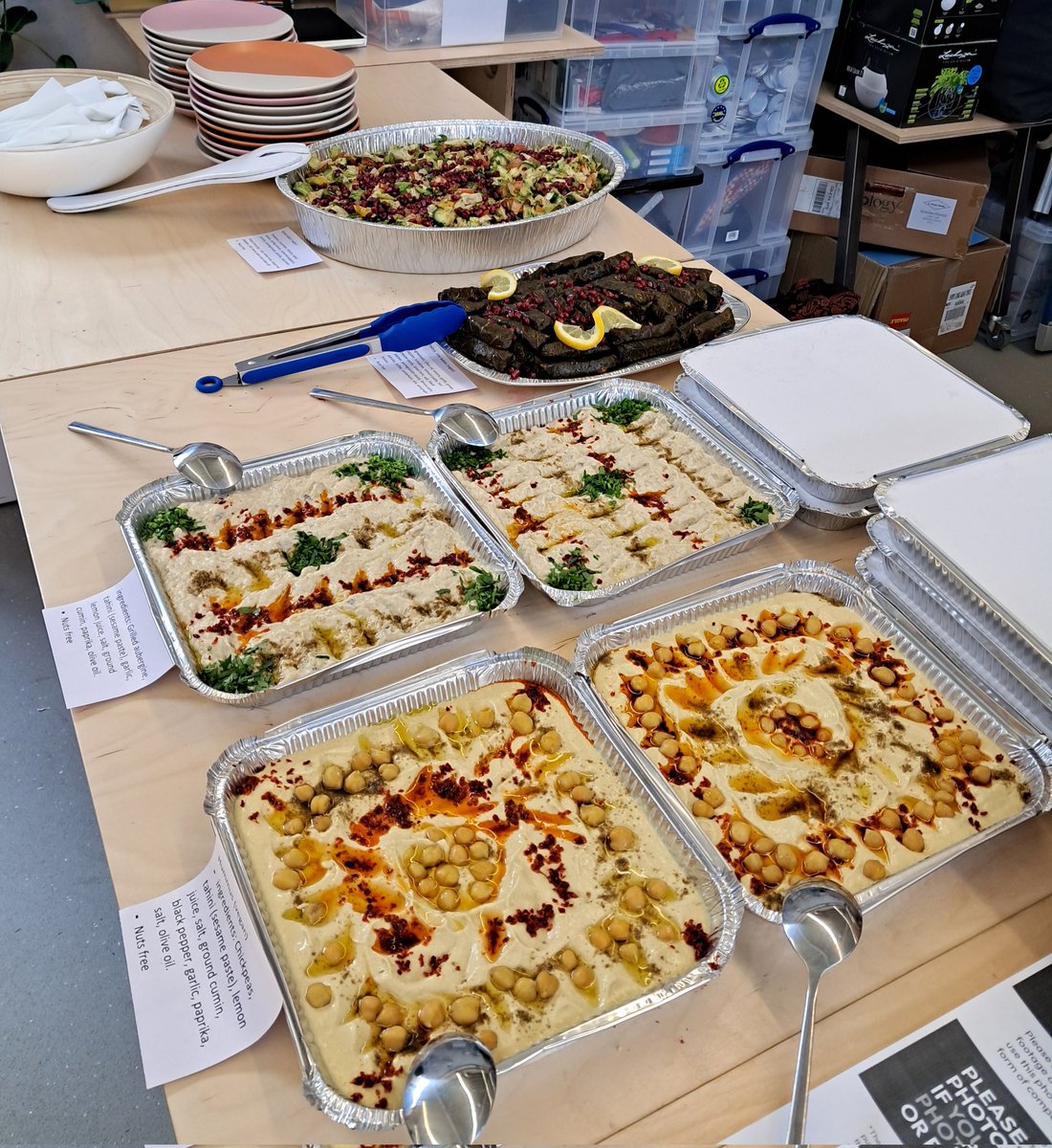 Today I had the absolute pleasure to be a part of the relaunching of the BME network <a href="/ExeBMENetwork/">Exeter BME Staff, Students and Allies Network</a> at <a href="/UniofExeter/">University of Exeter</a> 

Enjoying this super tasty Syrian cuisine was an added bonus.

Looking forward to many more such events.