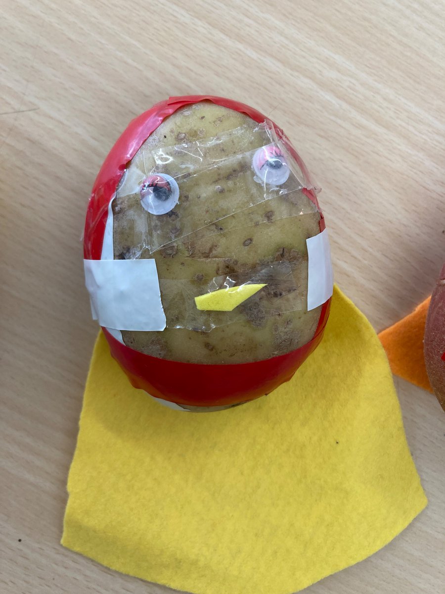 Supertato is our story this week and Reception are loving it.  They have been making their own Supertato with their potatoes from home.  <a href="/SummerswoodPS/">Summerswood School</a>