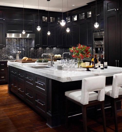 korinblack's tweet photo. The dark kitchen of your dreams 🥂 https://t.co/B9IqXHZ0FC