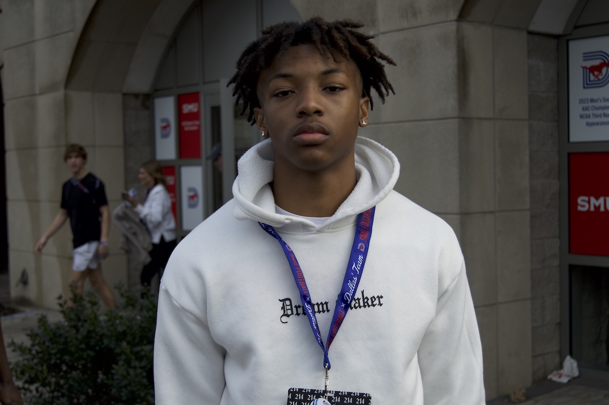 New: 2026 Mesquite (Tex.) Horn DB Deuce Gilbert recaps his #SMU visit, reacts to new offer from the Mustangs. on3.com/teams/smu-must… Just $1 for your 1st month: on3.com/teams/smu-must… #PonyUpDallas