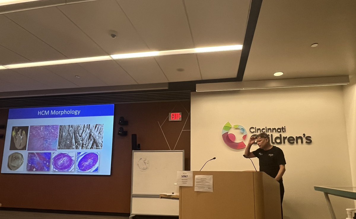 Dr. Wojciech Mazur & @AKBhatiaMD, directors of @TCHheart HCM Center, presented during grand rounds at @CincyChildrens. 
#EverythingItTakes
#HeartMonth
@ChristHospital