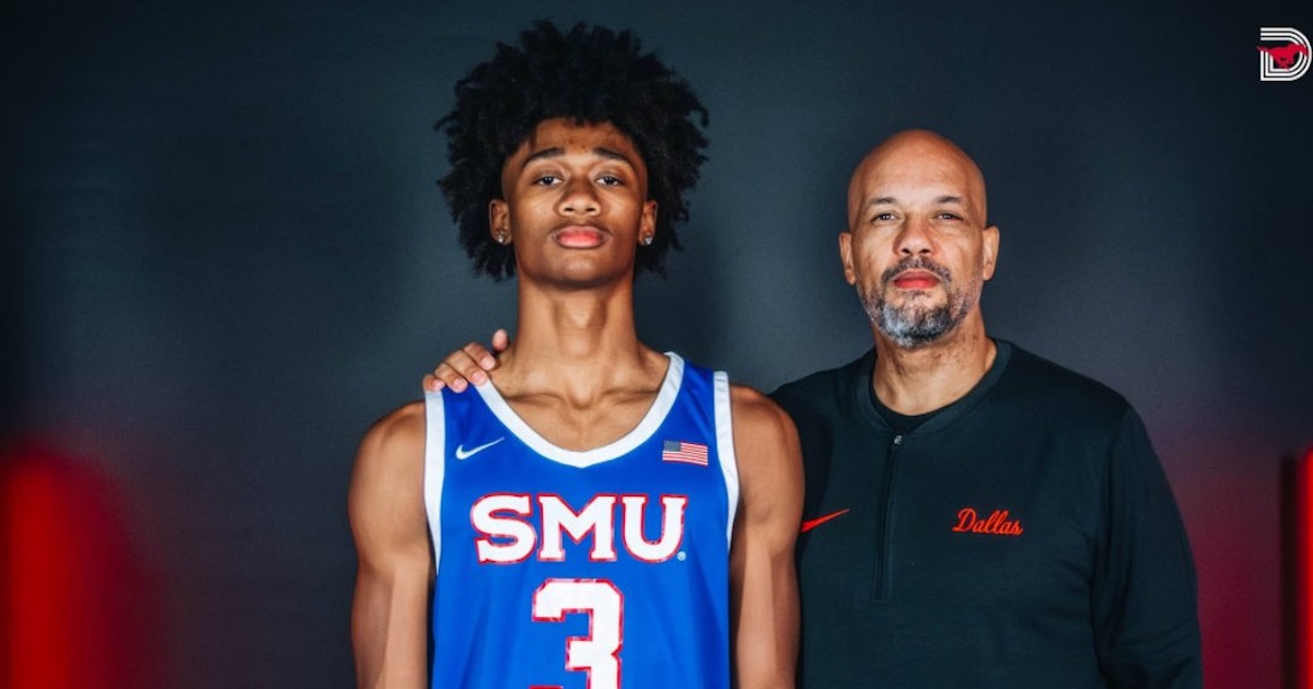 New: 2025 SG Courtland Muldrew is a top priority for #SMU. He recaps his latest visit to Moody Coliseum and shares what's next in his recruitment. on3.com/teams/smu-must… Just $1 for your 1st month: on3.com/teams/smu-must… #PonyUpDallas