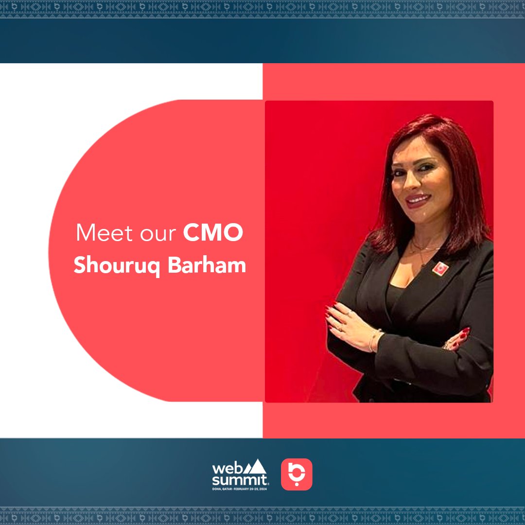 ننتظركم هنا!
E406 📍
في قمة الويب المنعقدة في الدوحة العاصمة القطرية! تشارك الرئيس التنفيذي للتسويق في باز شروق برهم نموذج الأعمال الذي تتبعه المنصة، كما توضّح تنوّع قاعدة المستخدمين الحاليين، ورؤية المنصة المستقبلية التي تتطلع لدخول أسواق جديدة عربية وعالمية.
#قمة_الويب_قطر