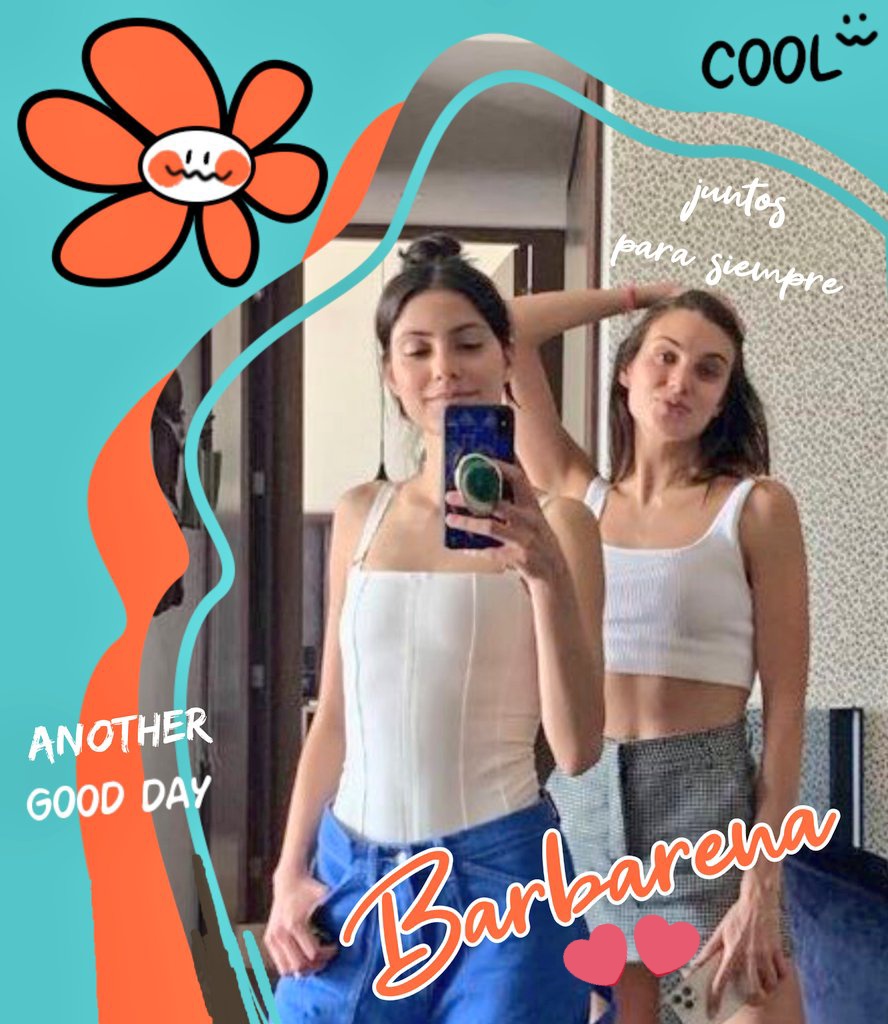 #FanArtMonday 🎨
#Juliantina ❤️🦋
#Barbarena 💕🖇️
#BárbaraLópez 🍑 @barbara_lopez21
#MacarenaAchaga 🍰 @macabeso