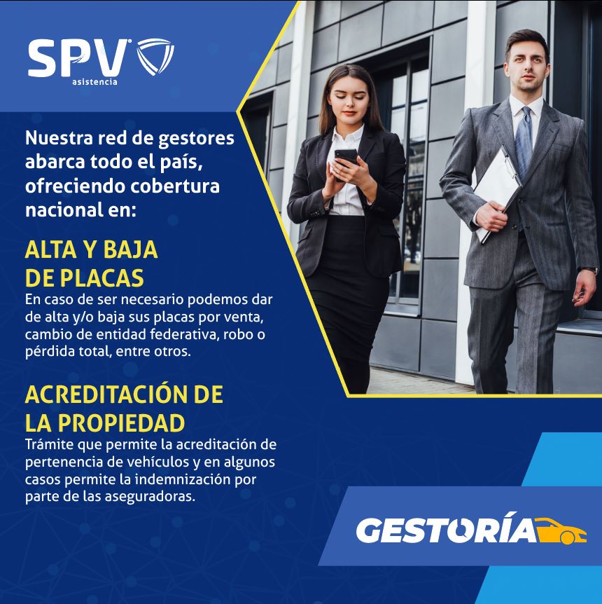🚗✨ Simplifica tus trámites vehiculares en todo el país con nuestros gestores profesionales. Desde alta/baja de placas hasta acreditación de propiedad, ¡te respaldamos en cada paso! 💼🔍 #TrámitesVehiculares #Gestoría #ServicioNacional #SPVAsistencia