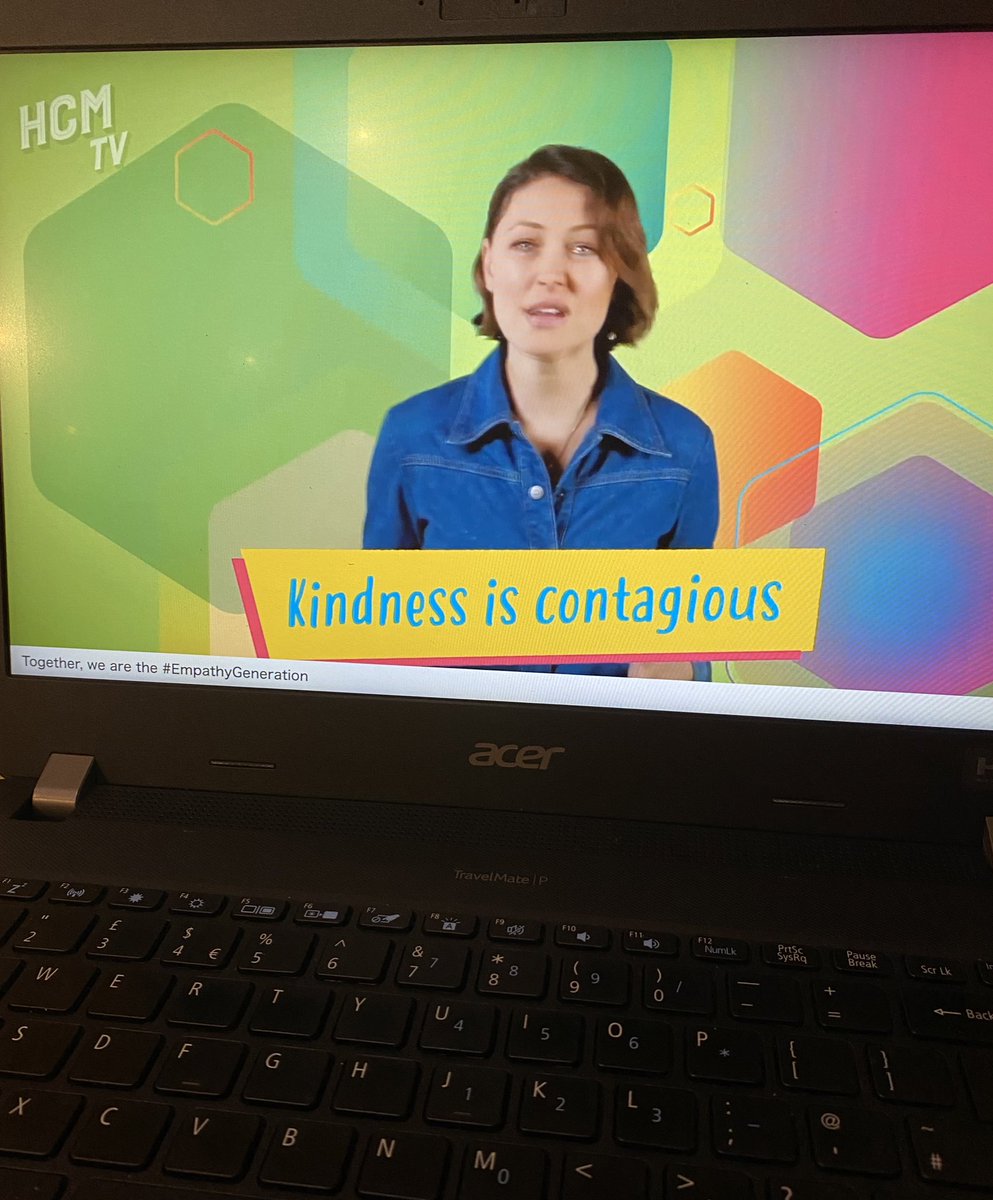 We kicked off #EmpathyWeek with ‘The Power of Empathy and Compassion’ talk from @HappyConfidentC with @EmmaWillis . We love that #KindnessIsContagious! Thank you @TheEmpathyWeek for giving us lots to think about! #EmpathyGeneration 💙