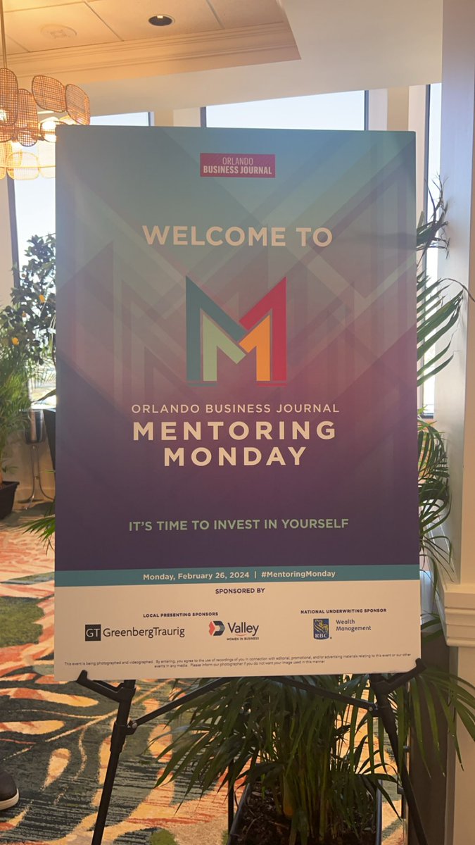 Congratulations <a href="/OBJUpdate/">Orlando Business Journal</a> team for a successful 11th Annual Mentoring Monday! For last 3 year I have had the honor of not just attending but being a mentor to power house women, leading in organizations across Central Florida. 

#mentormonday