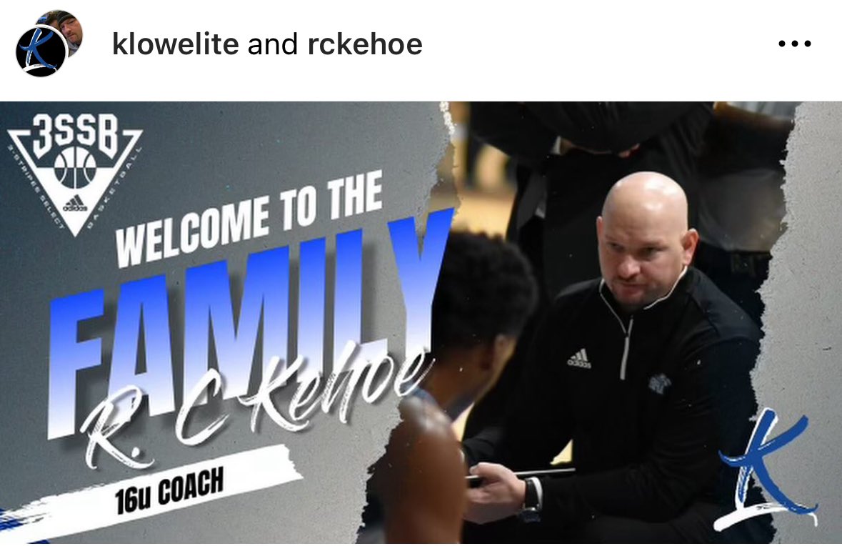richflanagan33's tweet image. .@RCKehoe has joined @KLowElite on the 16U staff, per the program’s Instagram page. Former HC at @HolyFamily_MBB where his 2015-16 team won a program record 26 games and the @CACC01 Tournament title. Former assistant at @DelawareMBB. Won three PCL 🏆 as player at @RomanBasketball