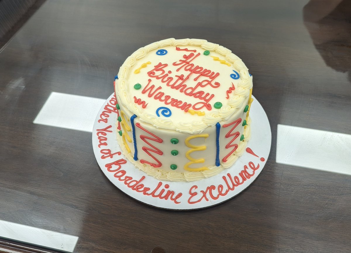 We celebrated a birthday at our Sales &amp; Marketing kickoff! Happy Birthday to Warren Dictor, our VP of Sales and Channel Partners.  Enjoy your day Warren.