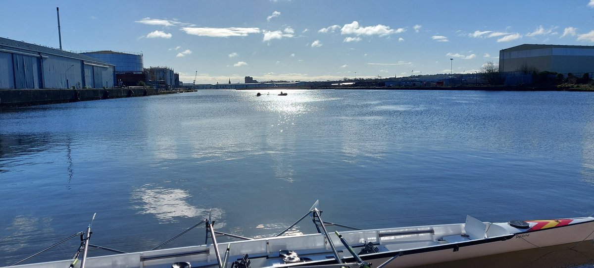 Out on the water today! Great conditions for the rowers @WeatherheadHigh