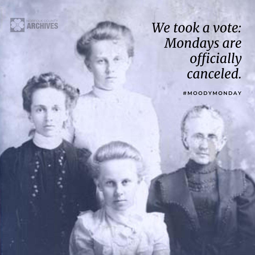 It's #moodymonday From the ESB Moore Glass Plate Negative Collection from the Norfolk County Archives #norfolkcounty #HistoryMatters