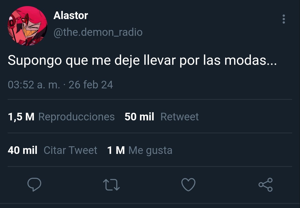 alex_tint0r_'s tweet photo. ~AU RADIOAPLE~

Dónde Alastor después de reflexionar decide ligarse a Lucifer para ser soberano del infierno.

#radioapple https://t.co/ClbRJnS0S8