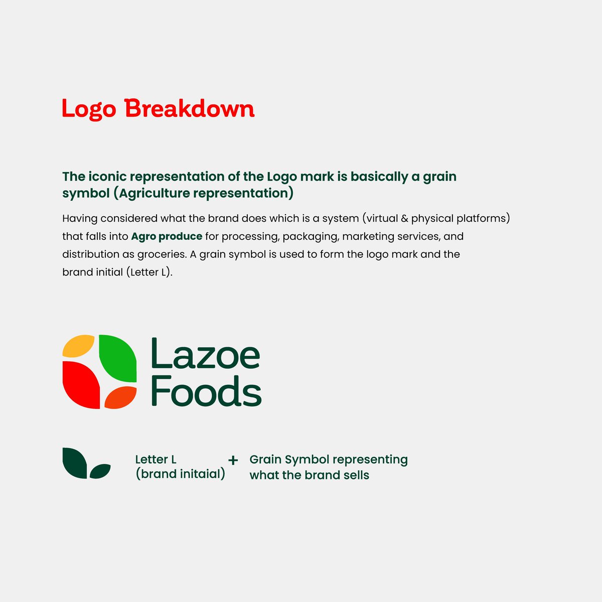 Lofty_Virtual's tweet photo. Lazoe Foods is a grocery store that sells mostly Nigerian-made foods. (  Full Branding Coming soon)

BRAND MISSION:  our mission is to save valuable time in household kitchens through a seamless and efficient shopping experience. 

Kindly drop your opinion on the design. https://t.co/JrLtkNWAIk