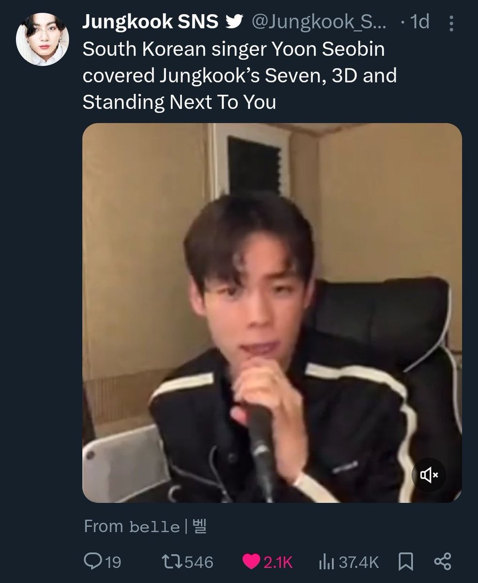 jiseochan's tweet photo. so proud of you seobin π₯Ή i'm so glad that your covers are loved by so many people!! can't wait to hear your next one π
#Sound_BIN #μ€μλΉ #YoonSeobin https://t.co/Qp6Y27k1kX