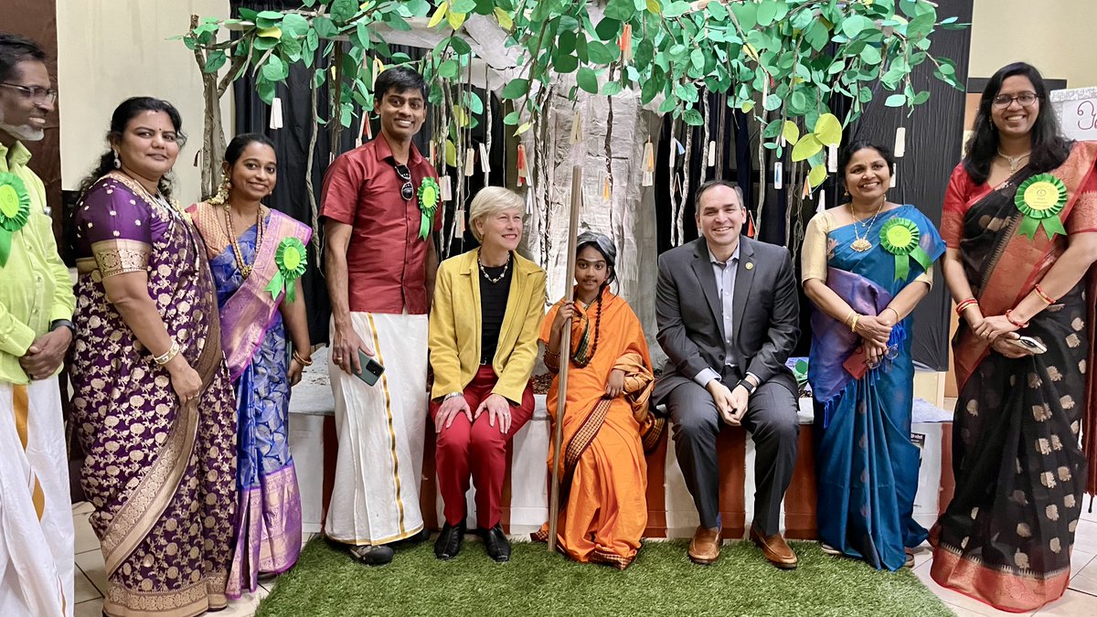 RepWileyNickel's tweet image. It was an honor to speak at this weekend&apos;s Pongal festival organized by the Tamil American community in #NC13. 

#Pongal, also known as Thai Pongal, is a long-practiced tradition by the Tamil people.

I’m incredibly proud to celebrate Tamil culture in North Carolina!