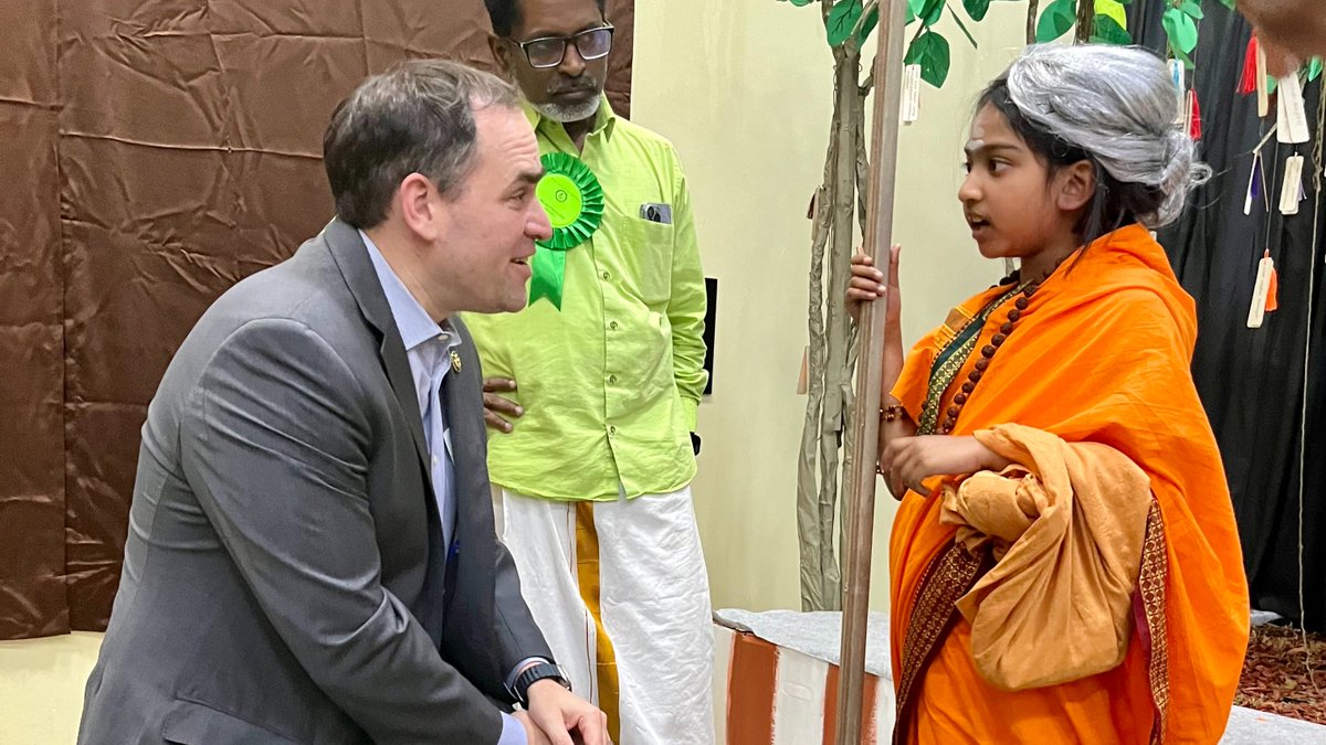 RepWileyNickel's tweet image. It was an honor to speak at this weekend&apos;s Pongal festival organized by the Tamil American community in #NC13. 

#Pongal, also known as Thai Pongal, is a long-practiced tradition by the Tamil people.

I’m incredibly proud to celebrate Tamil culture in North Carolina!