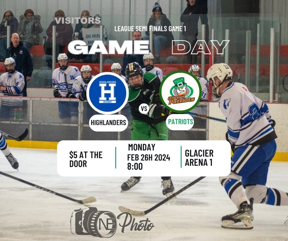 ODHockey's tweet photo. It’s GAMEDAY PATRIOTS the boys start the league semi finals tonight at home vs holy heart come on out and cheer on the boys #FILLTHEBARN #NOQUIT #BLEEDGREEN
📸:@nathane200311 https://t.co/FrrLe5wNxy