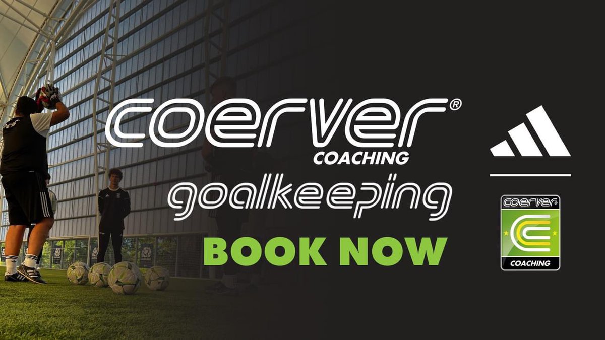 scotlandcoerver's tweet photo. 🧤Calling All Goalkeepers 🧤

Introducing our NEW COERVER® GOALKEEPING pathway

Coerver® Goalkeeping sessions are unique as they always take place at the same venue and time as our outfield player sessions. 
🧵(1/2) https://t.co/iU9HndbOfc