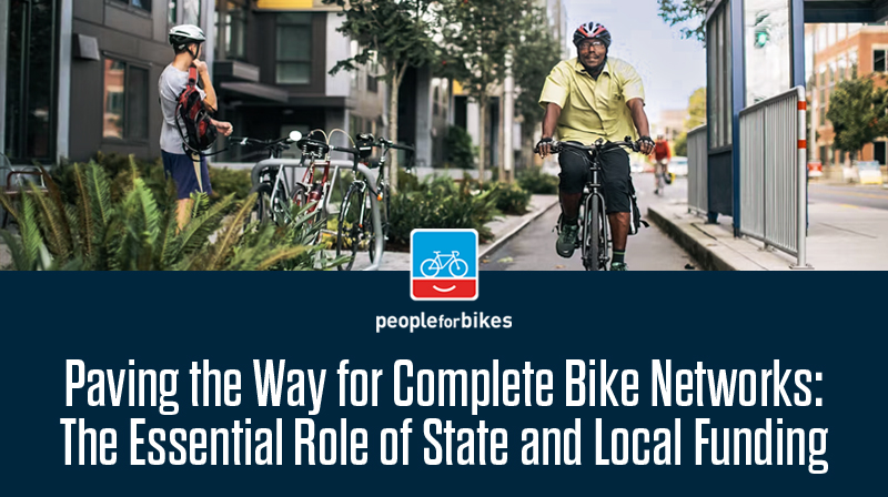 While billions of dollars in federal funding are available, dollars at the local and state levels still play the biggest role in financing connected bike networks. Learn about the essential role of state & local funding in building better places to bike at bit.ly/48sOnb1