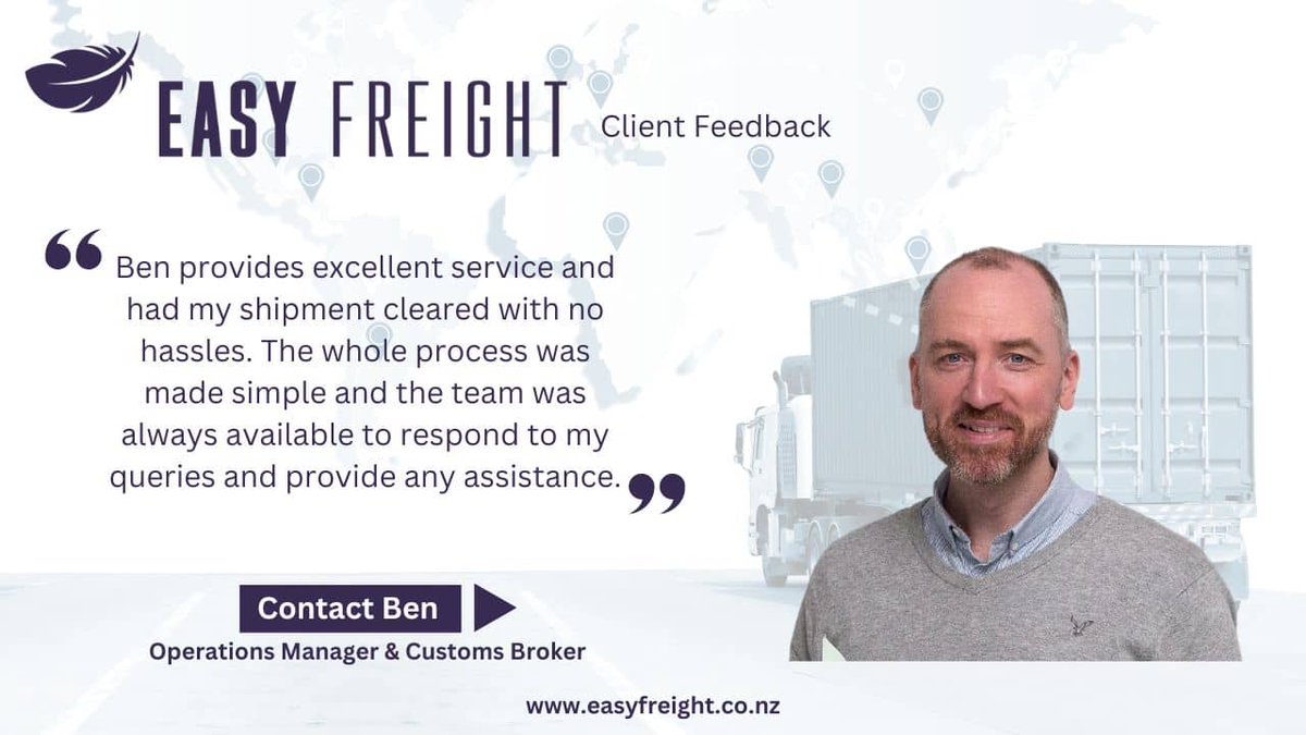 EasyFreightNZ's tweet photo. Easy Freight Ltd helps New Zealand importers and exporters save money on international freight and avoid errors through expert guidance on compliance with Customs and biosecurity regulations.

Contact us today to see how we can support your needs 
https://t.co/NHNPYhW5mW https://t.co/JoIp7f1dKj