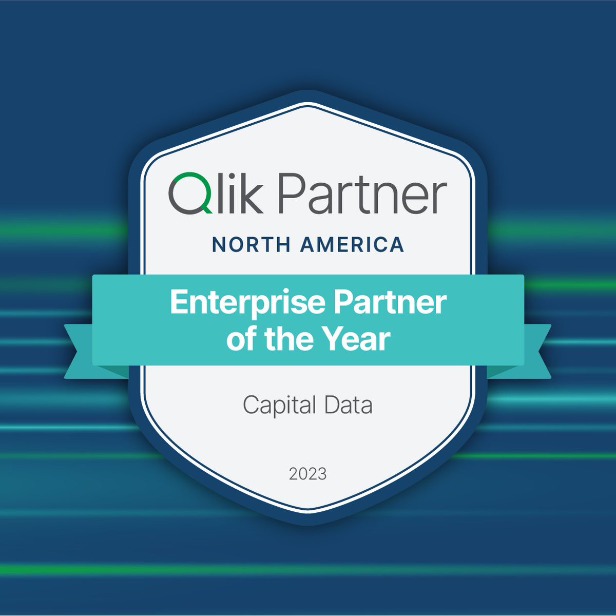 qlik's tweet photo. Congrats Capital Data on being our Enterprise Partner of the Year! 🏆 https://t.co/WtjSnp84a0