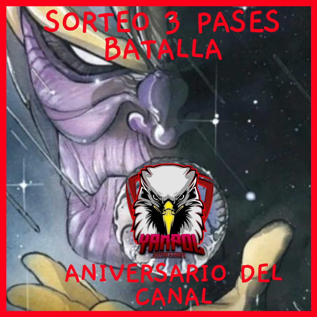 SORTEO 3 PASES DE BATALLA!! 2 para subs y otro para seguidores que estén el directo el día que se celebre!!
Para participar:
- Sígueme en twitch.tv/yampolms
- RT y responder este tuit con la carta mas desbalanceada del juego

#MarvelSNAP #Sorteo #Aniversario