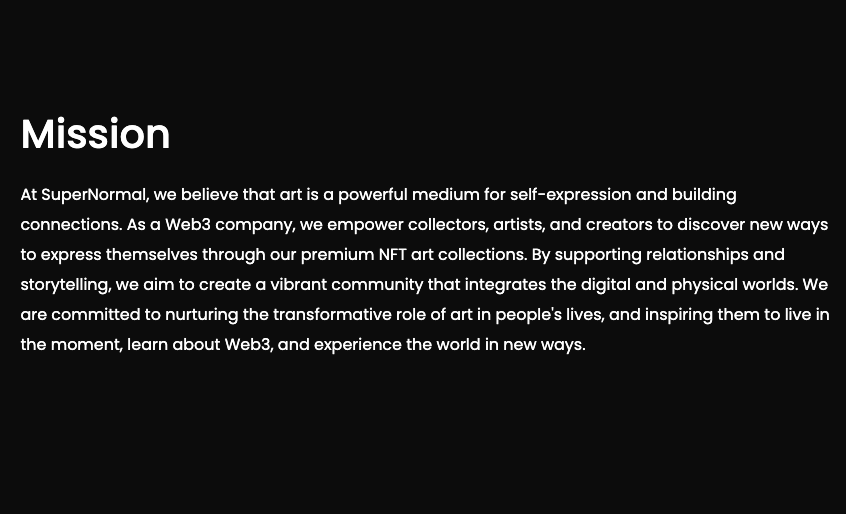 SuperNormal's tweet image. Back to the Basics.

It’s time to remind the Web3 community and collectors what it means to be part of the SuperNormal family and get back to the very roots that made this project so special to begin with.  #SuperNormal