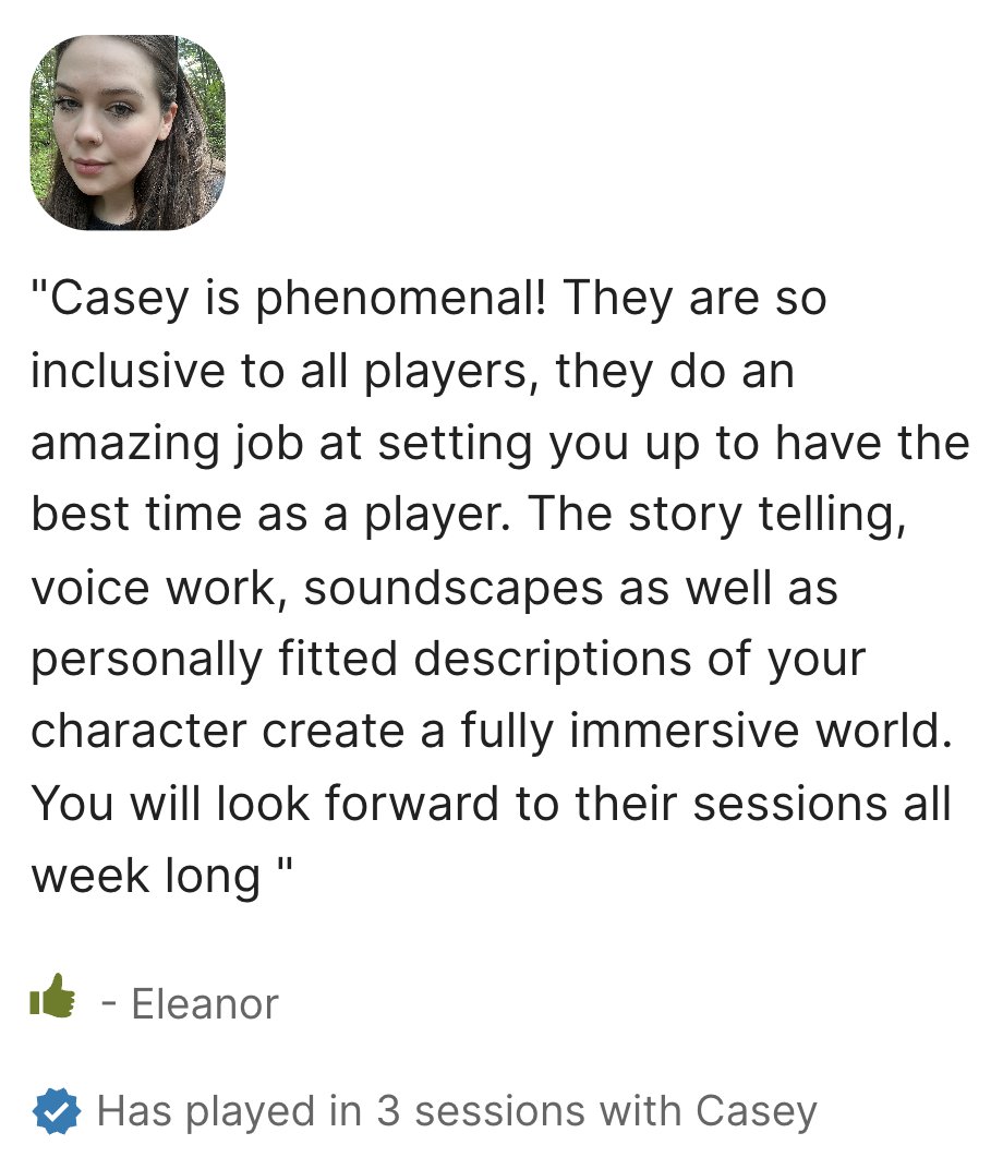 CleverCase's tweet image. Enjoy a pair of lovely reviews from new players at a Curse of Strahd table! #TTRPGCommunity #DnD5e